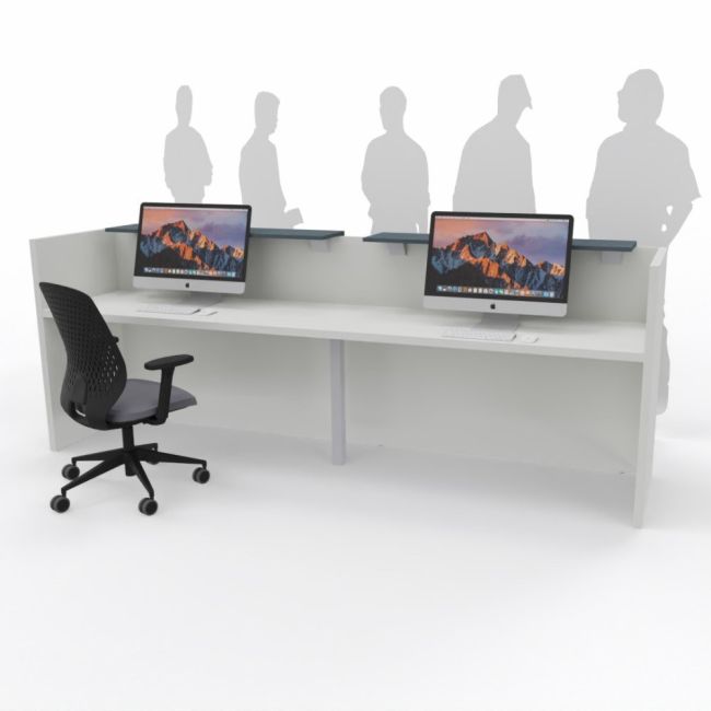 CLR4 bancone COLOR prof. 80 doppia postazione