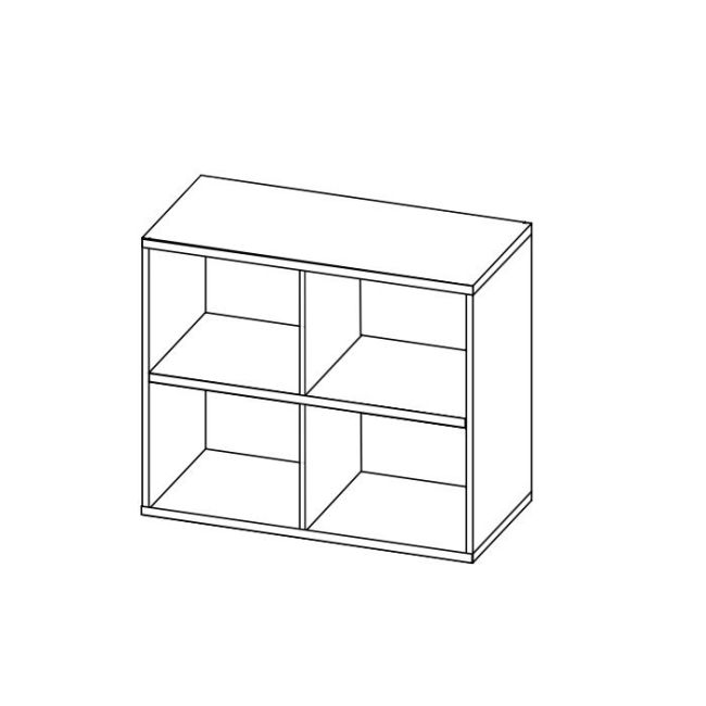 KM6001 libreria MILTON 4 vani - immagine 2