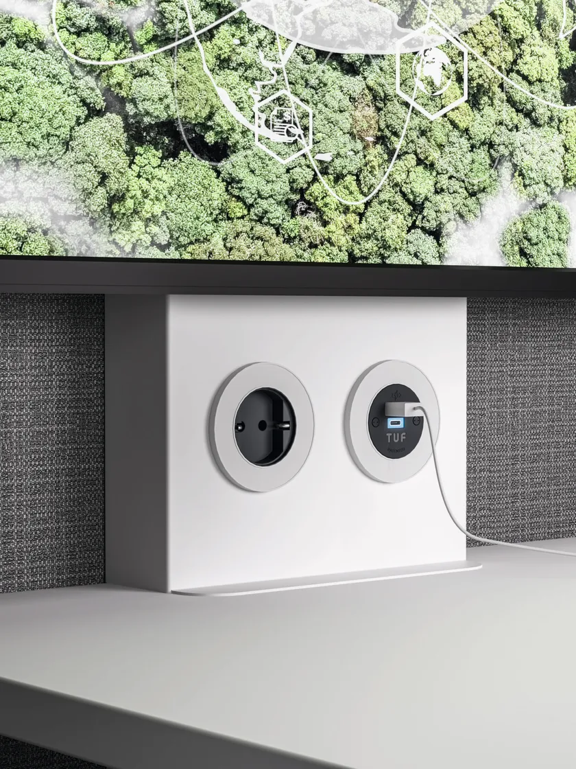 DVO SHELL Parete mobile insonorizzata in feltro per ufficio - immagine 3