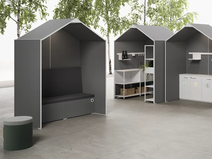 DVO SHELL Cabina telefonica modulare in feltro