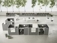 DVO SHELL Parete mobile insonorizzata in feltro per ufficio - immagine 11