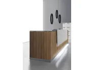 DVO QUBO Banco reception modulare in melaminico e acciaio - immagine 17