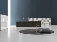 DVO QUBO Banco reception modulare in melaminico e acciaio - immagine 11