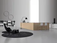 DVO QUBO Banco reception modulare in melaminico e acciaio - immagine 3
