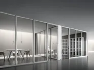 DVO PARTITION WALL Parete mobile verticale in lamiera e vetro - immagine 6