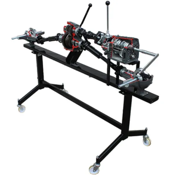 Trainer didattico per lo studio della trasmissione dei veicoli 4×4 con cambio a 5 marce