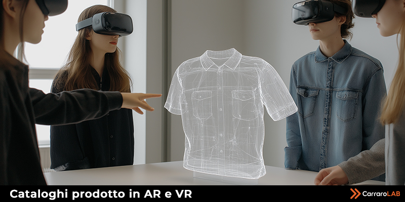 CATALOGHI PRODOTTO IN AR E VR
